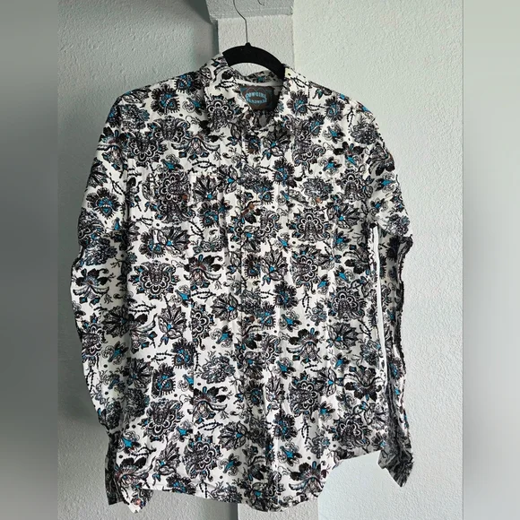 Cowgirl Hardware Paisley Print Western Shirt - Picture 2 of 7